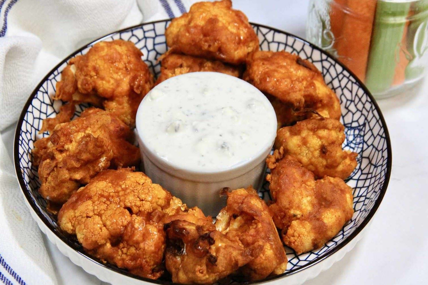 air-fryer-buffalo-cauliflower