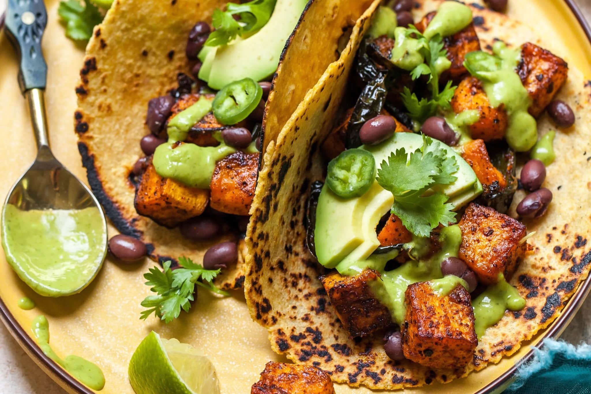 crispy-butternut-squash-and-poblano-tacos-recipe