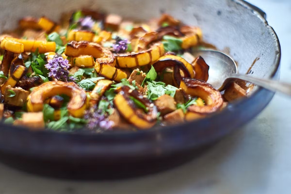 miso-sesame-squash-salad