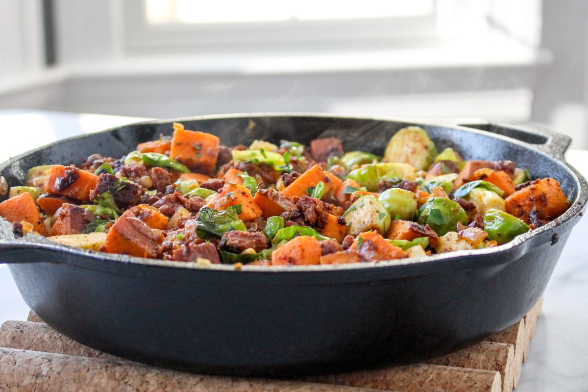 sweet-potato-brussels-skillet-recipe