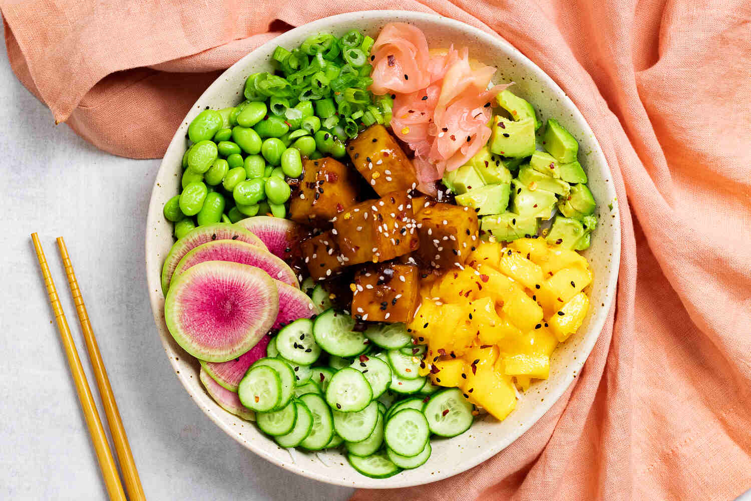 Vegan Poke Bowl Recipe | LynneCurry