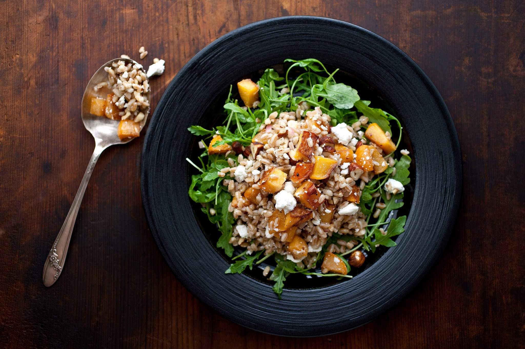 watercress-farro-salad-with-tart-cherries