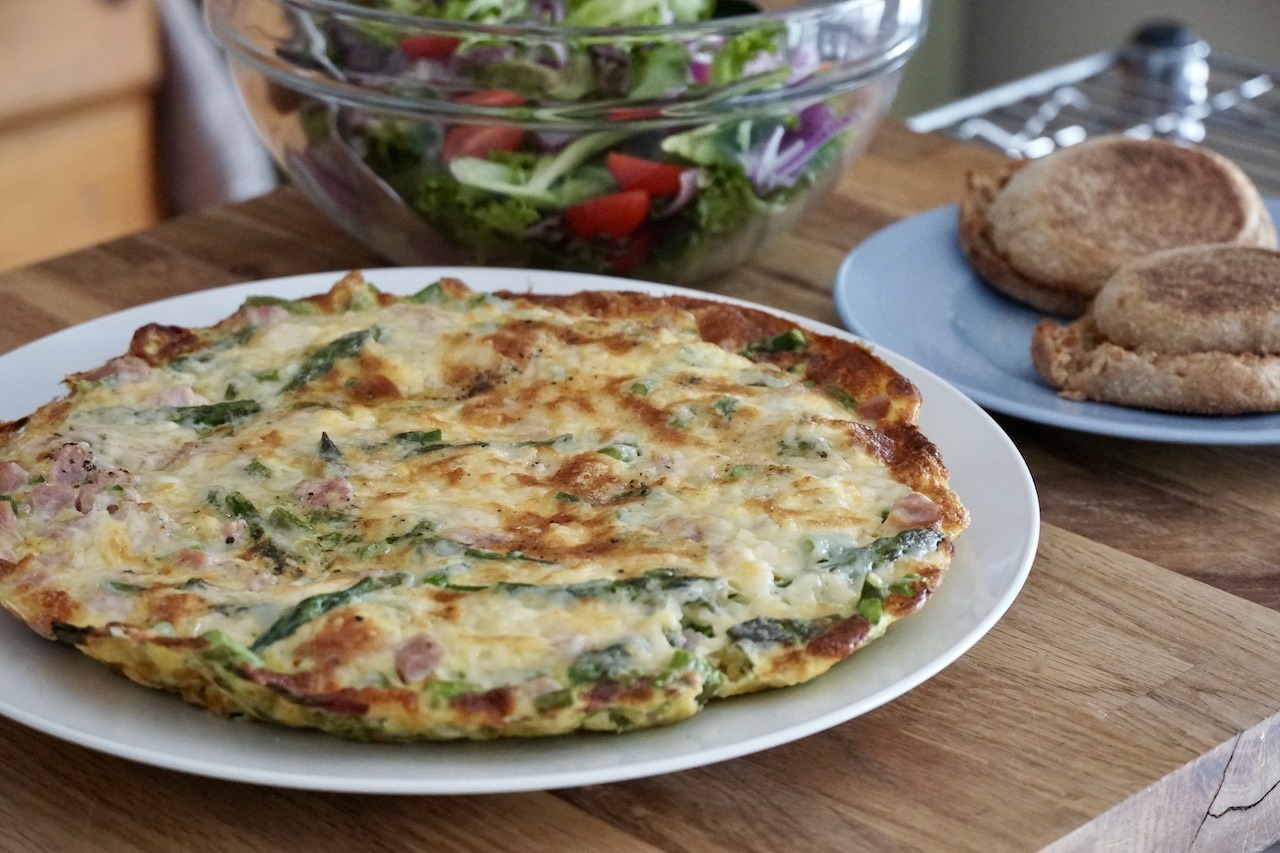 asparagus-ham-frittata-recipe