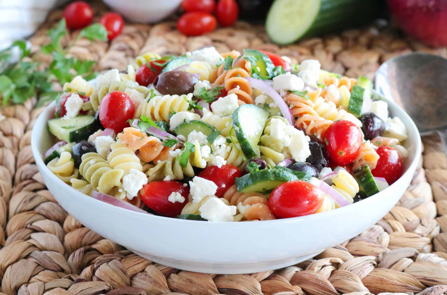 Greek Pasta Salad Recipe | LynneCurry