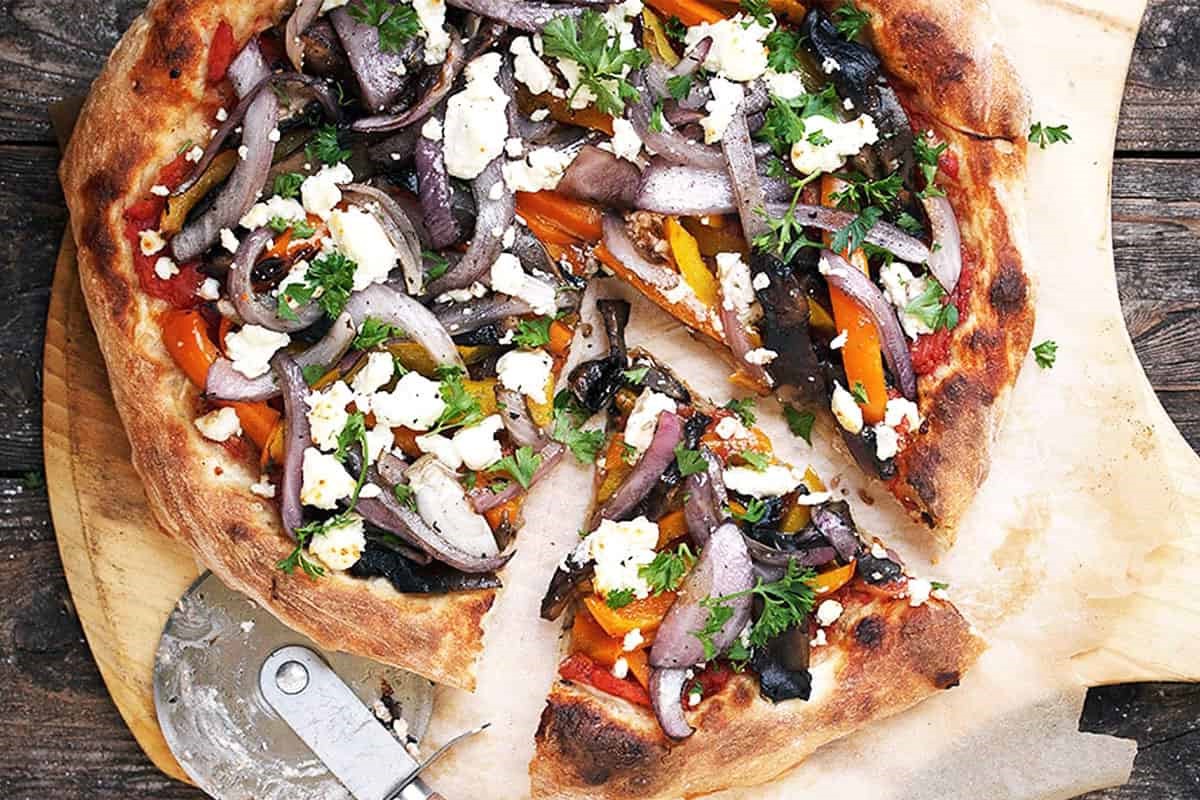 grilled-vegetable-goat-cheese-flatbread-recipe