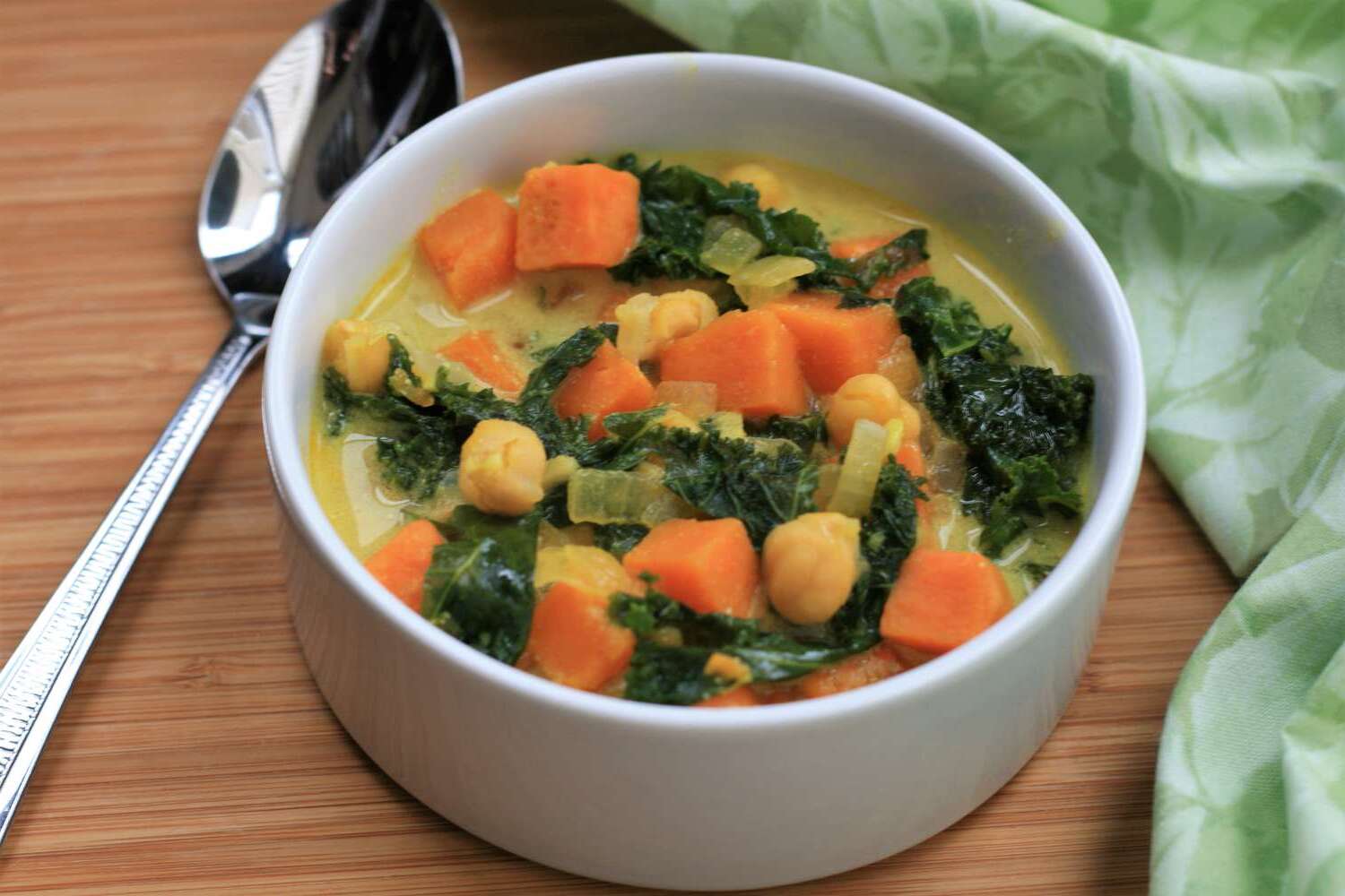 Kale and Sweet Potato Soup Recipe | LynneCurry