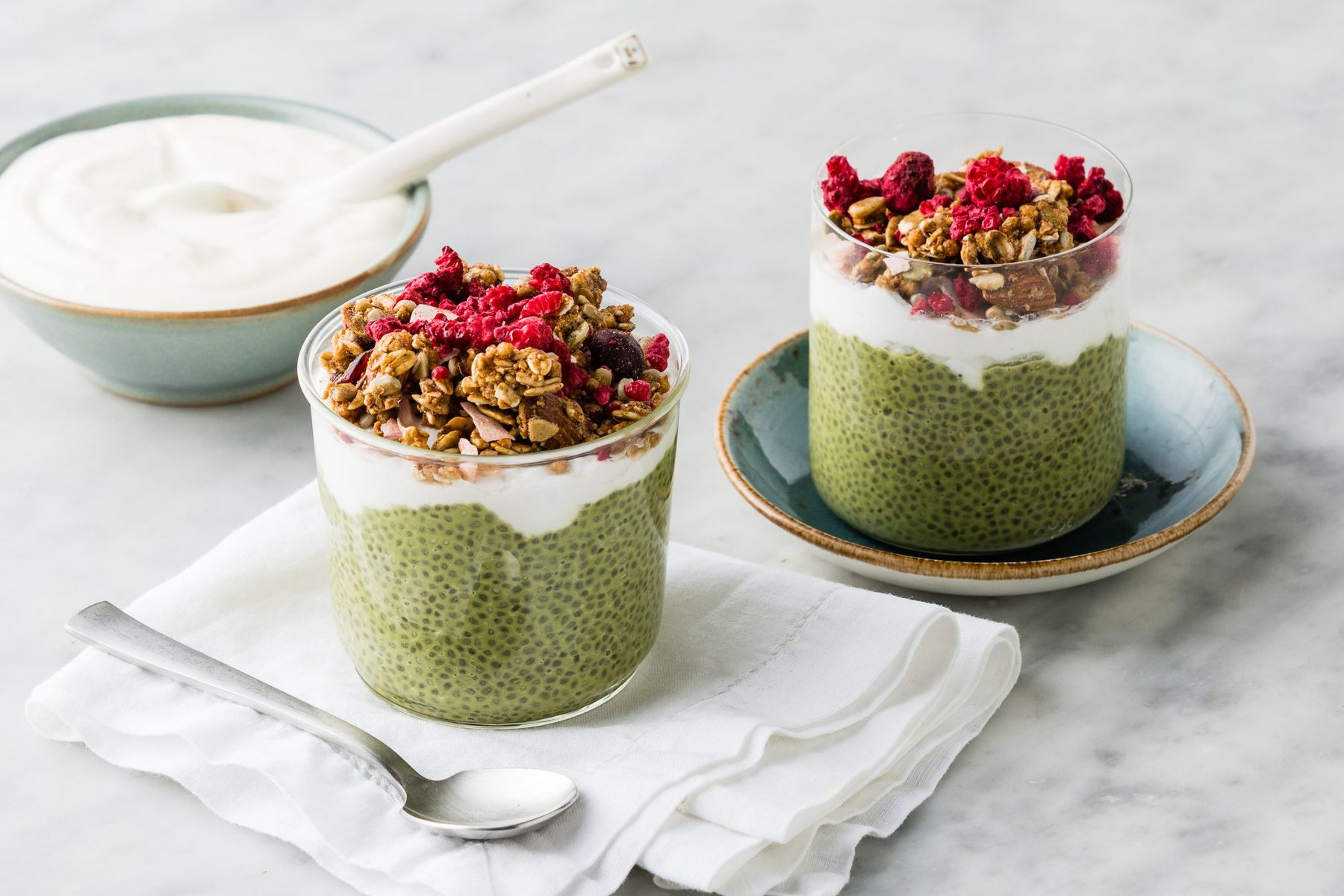 Matcha Green Tea Chia Pudding Recipe | LynneCurry