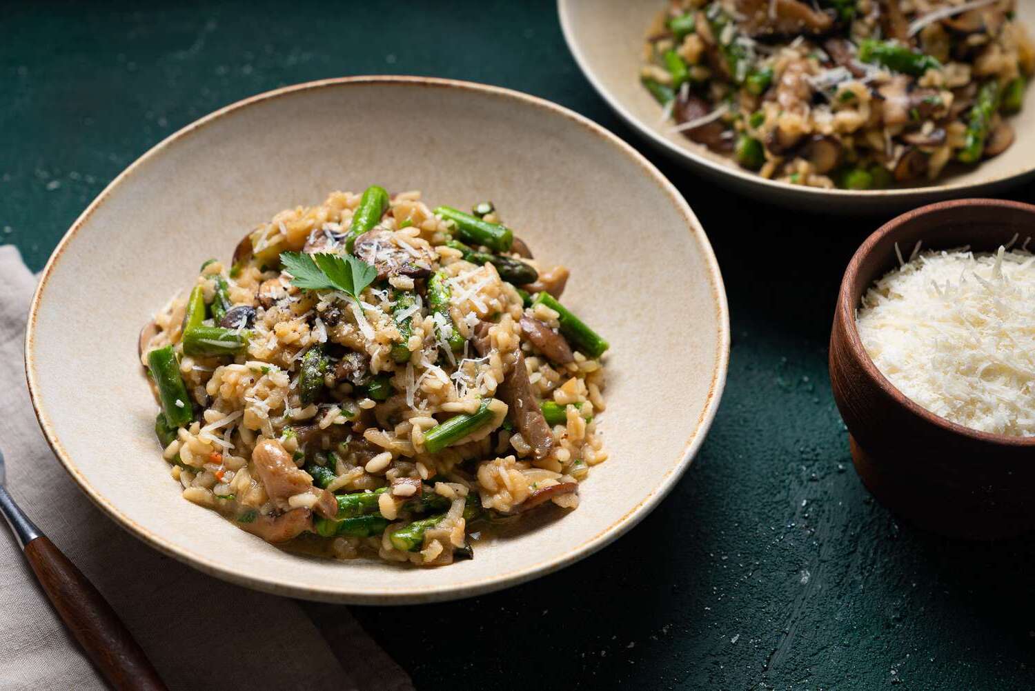 mushroom-and-asparagus-risotto-recipe