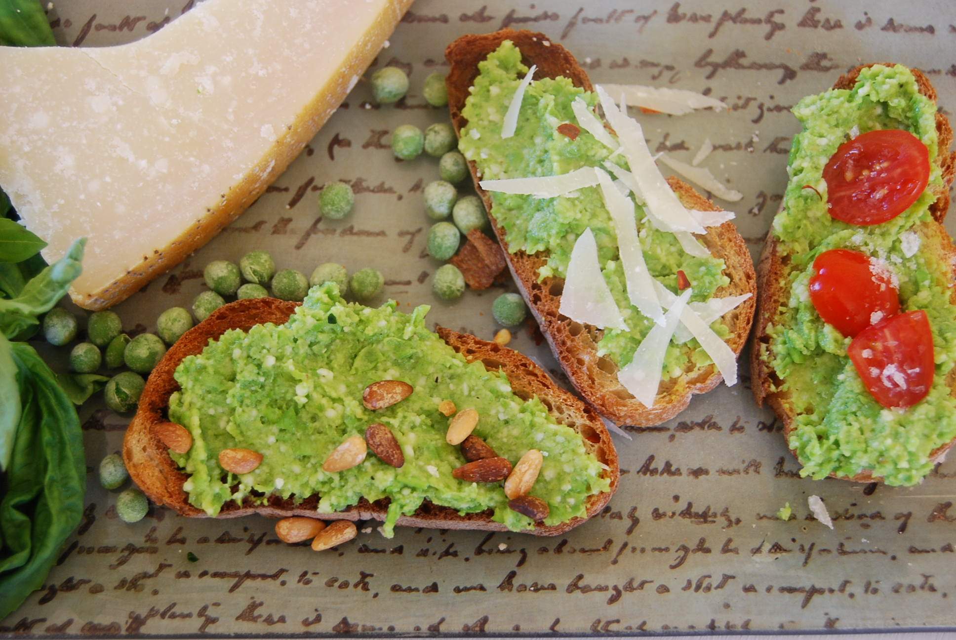 pea-tendril-pistachio-pesto-crostini-recipe