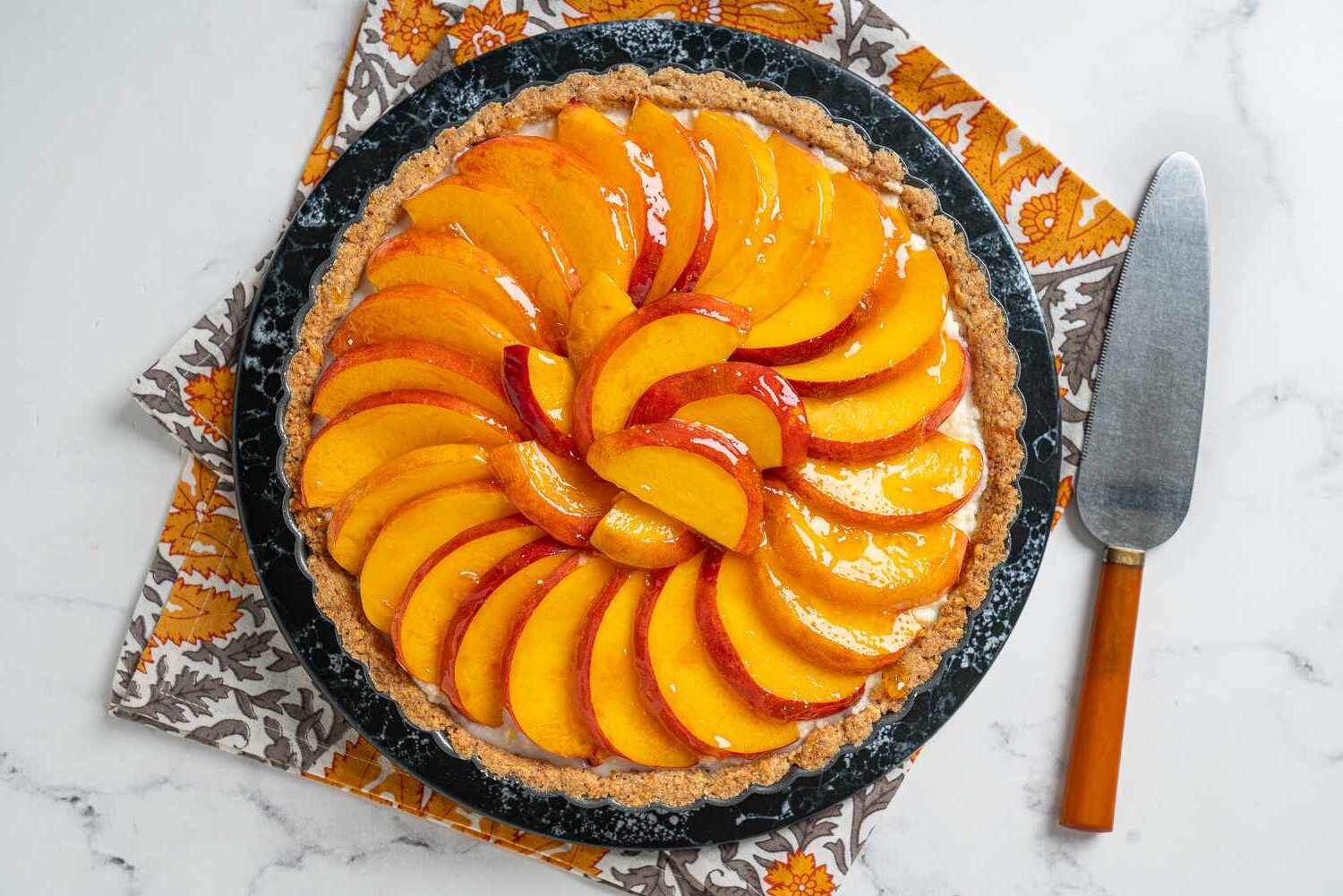 Peach Tart Recipe | LynneCurry