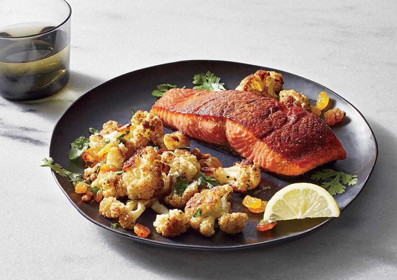 salmon-with-cauliflower-recipe