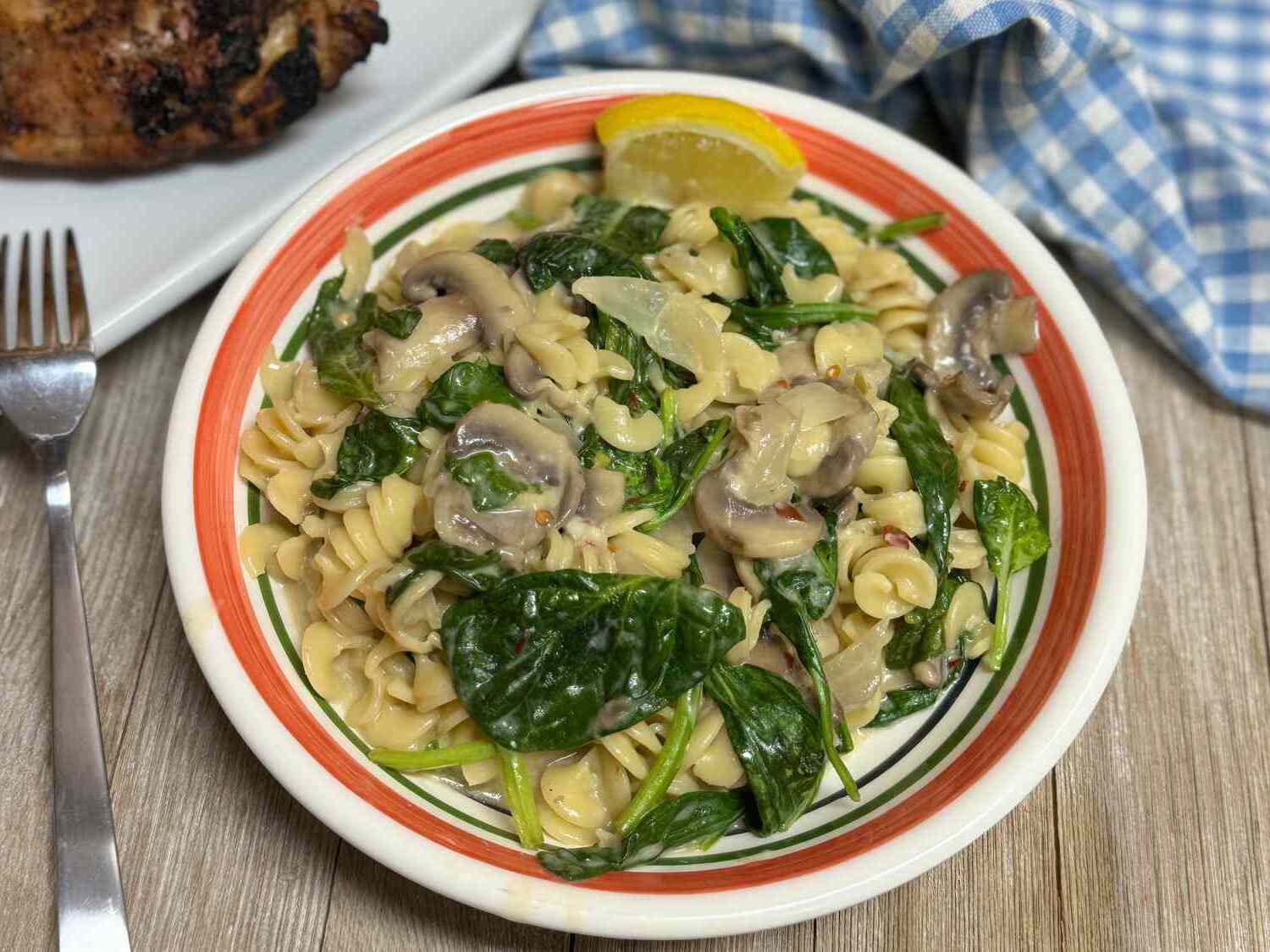 spinach-mushroom-pasta-recipe