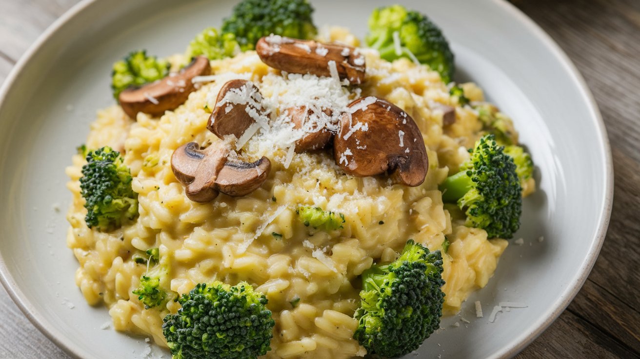 broccoli-mushroom-risotto-recipe