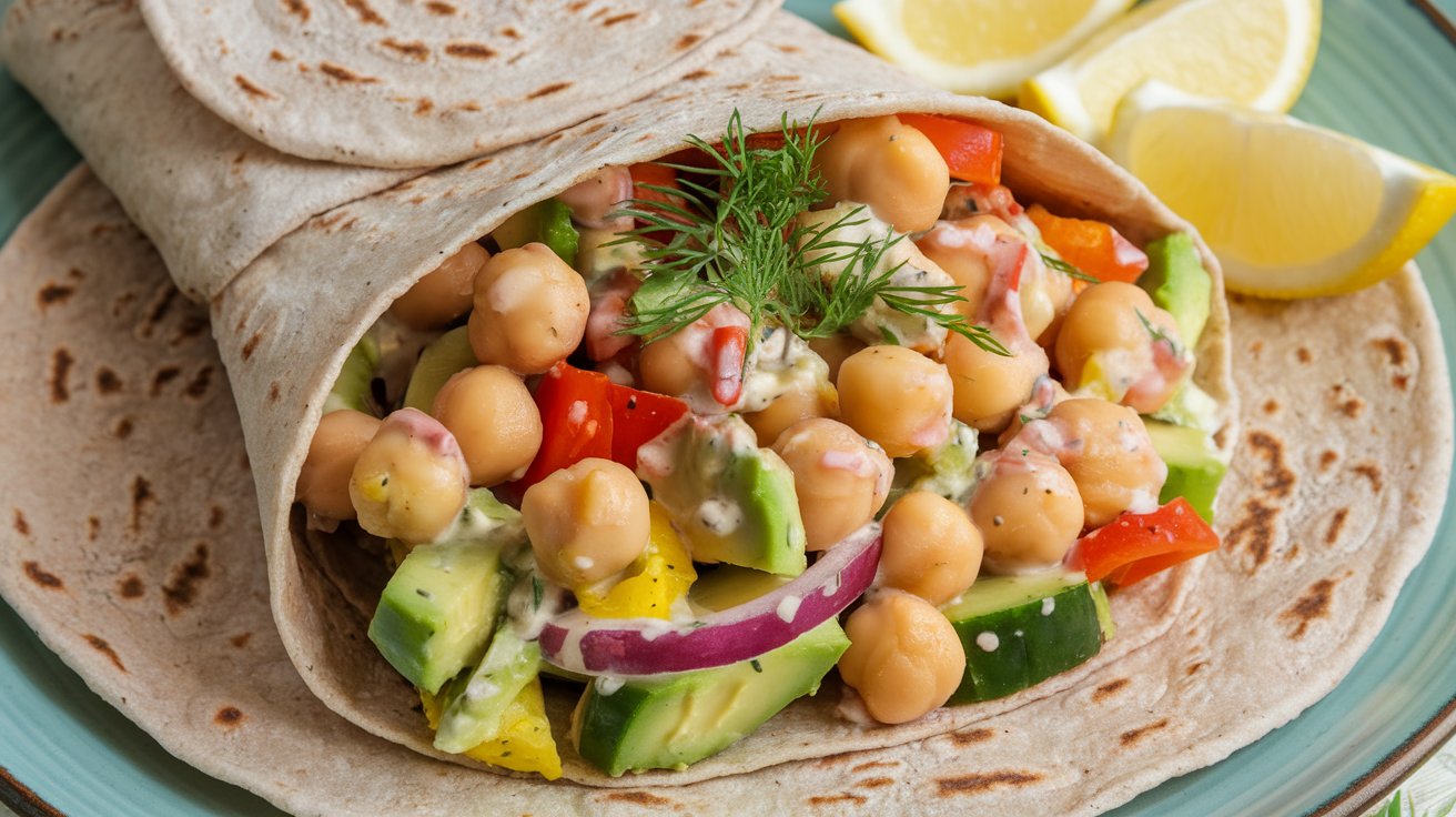 chickpea-avocado-salad-wraps-recipe