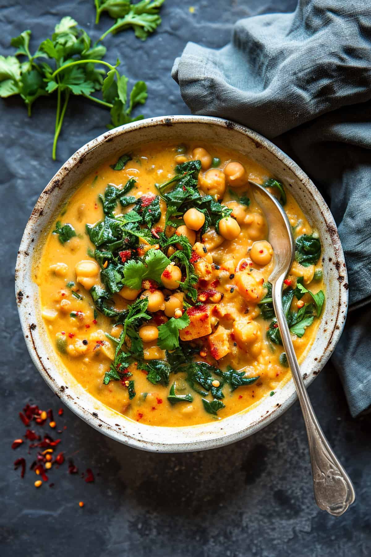 coconut-curry-chickpeas-spinach-recipe