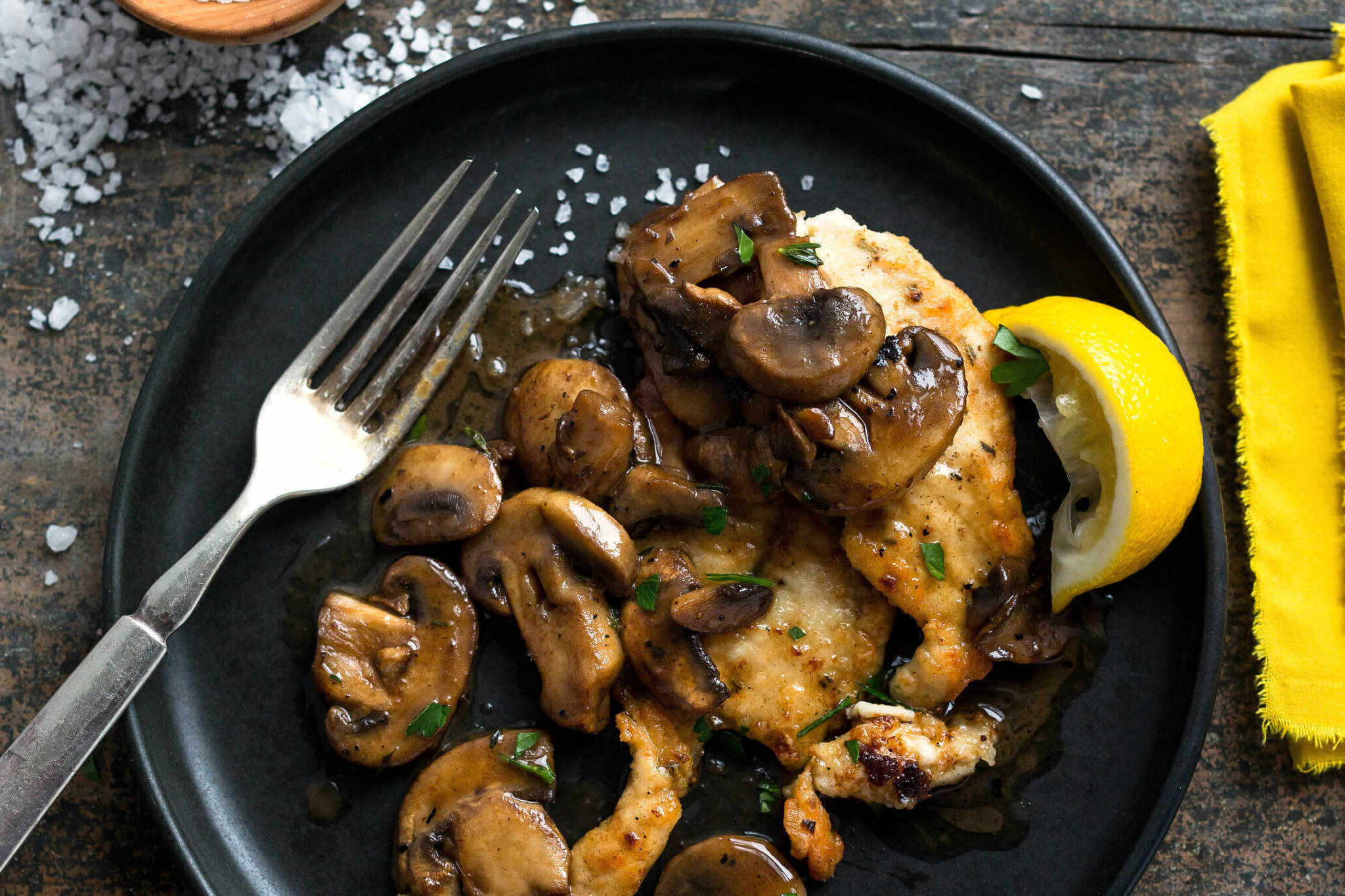 grilled-chicken-with-mushrooms-recipe