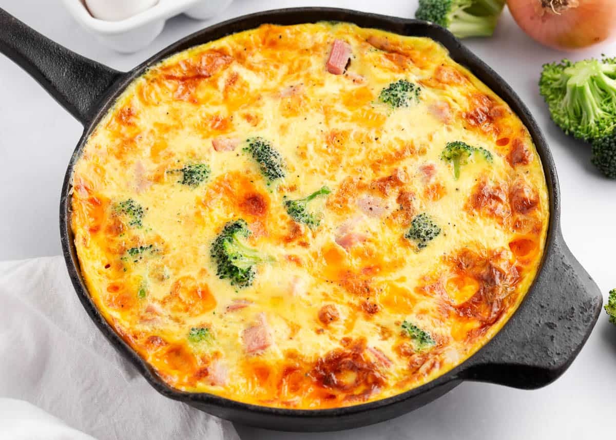 ham-and-swiss-frittata-recipe