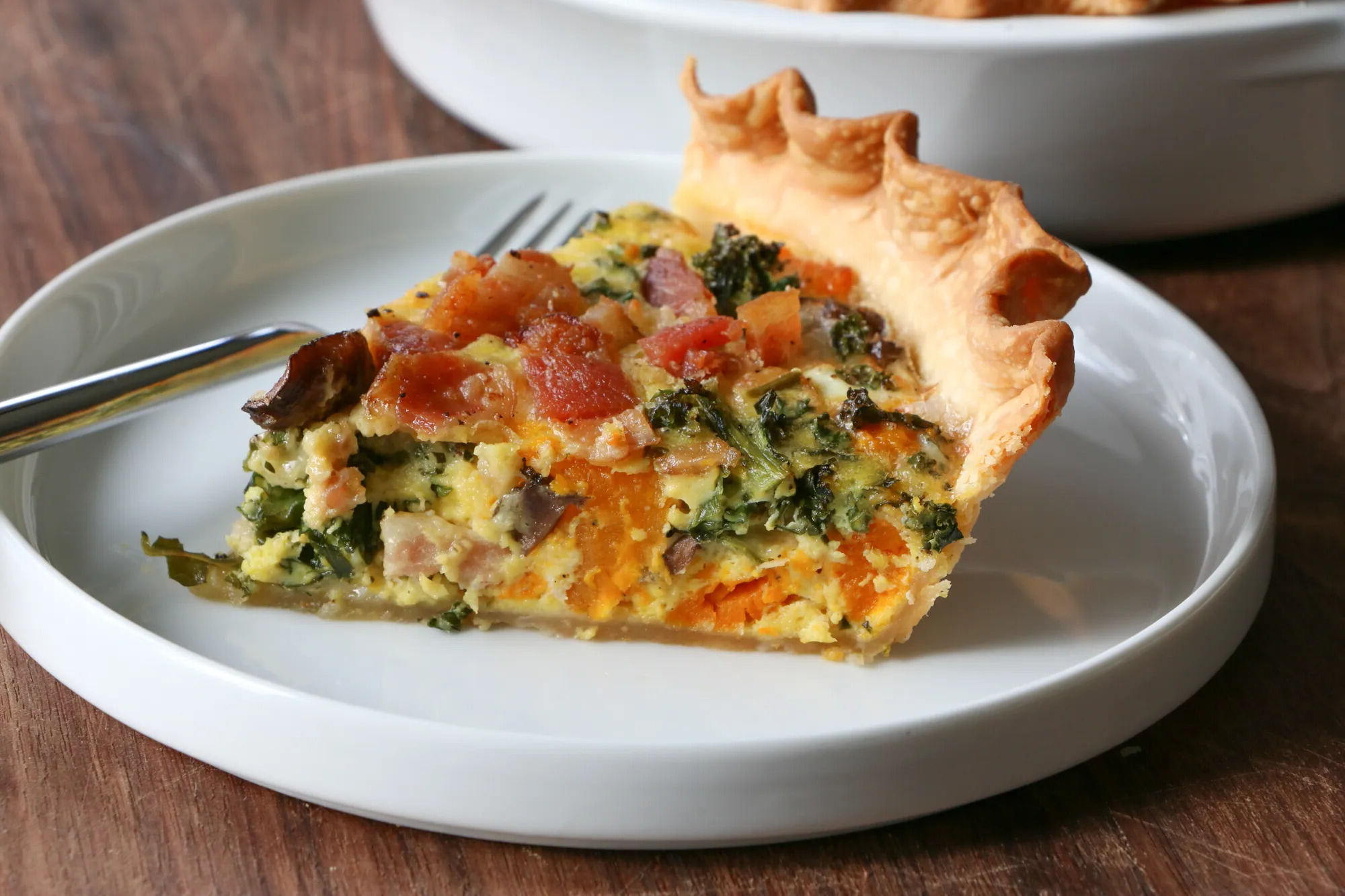 kale-and-mushroom-quiche-recipe