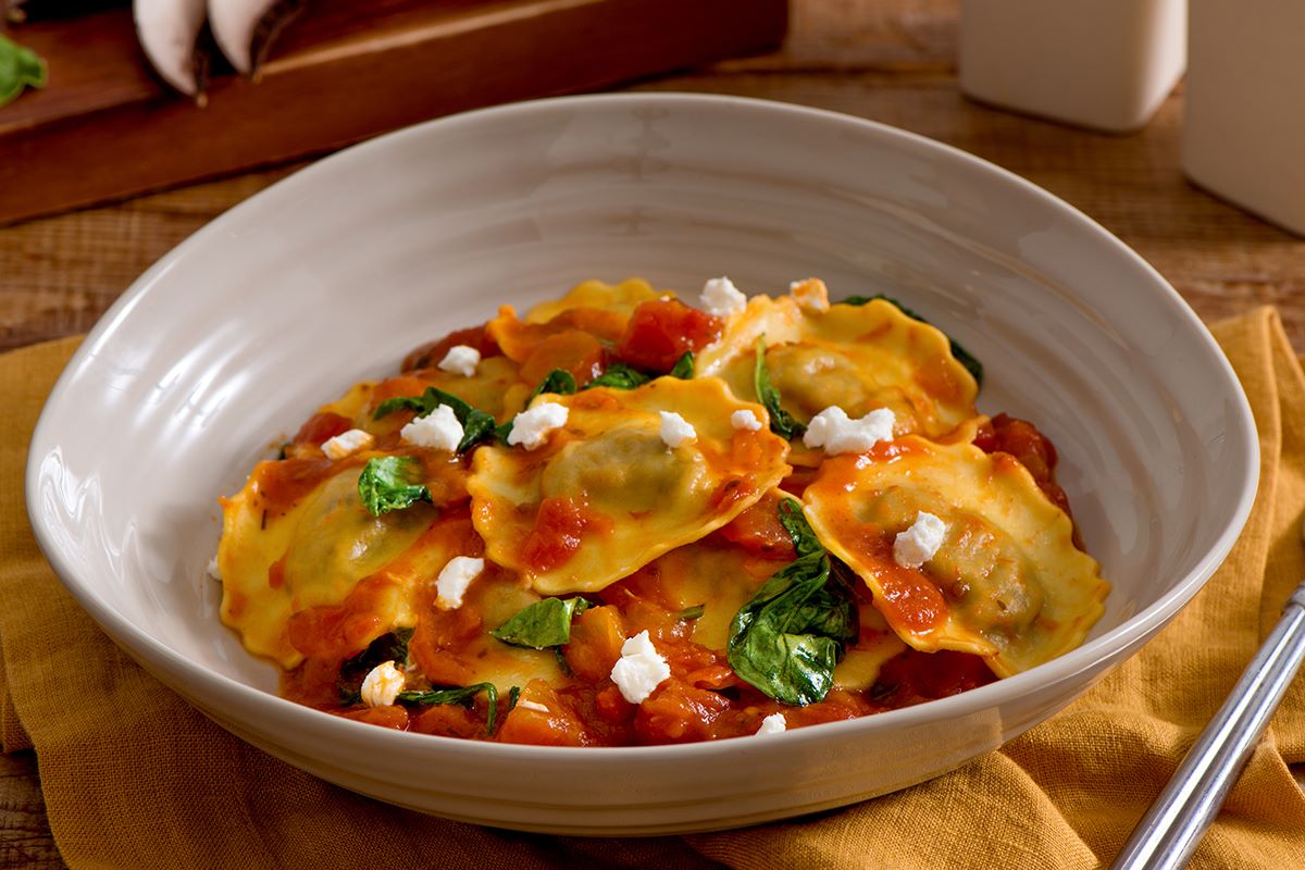 mushroom-goat-cheese-ravioli-recipe