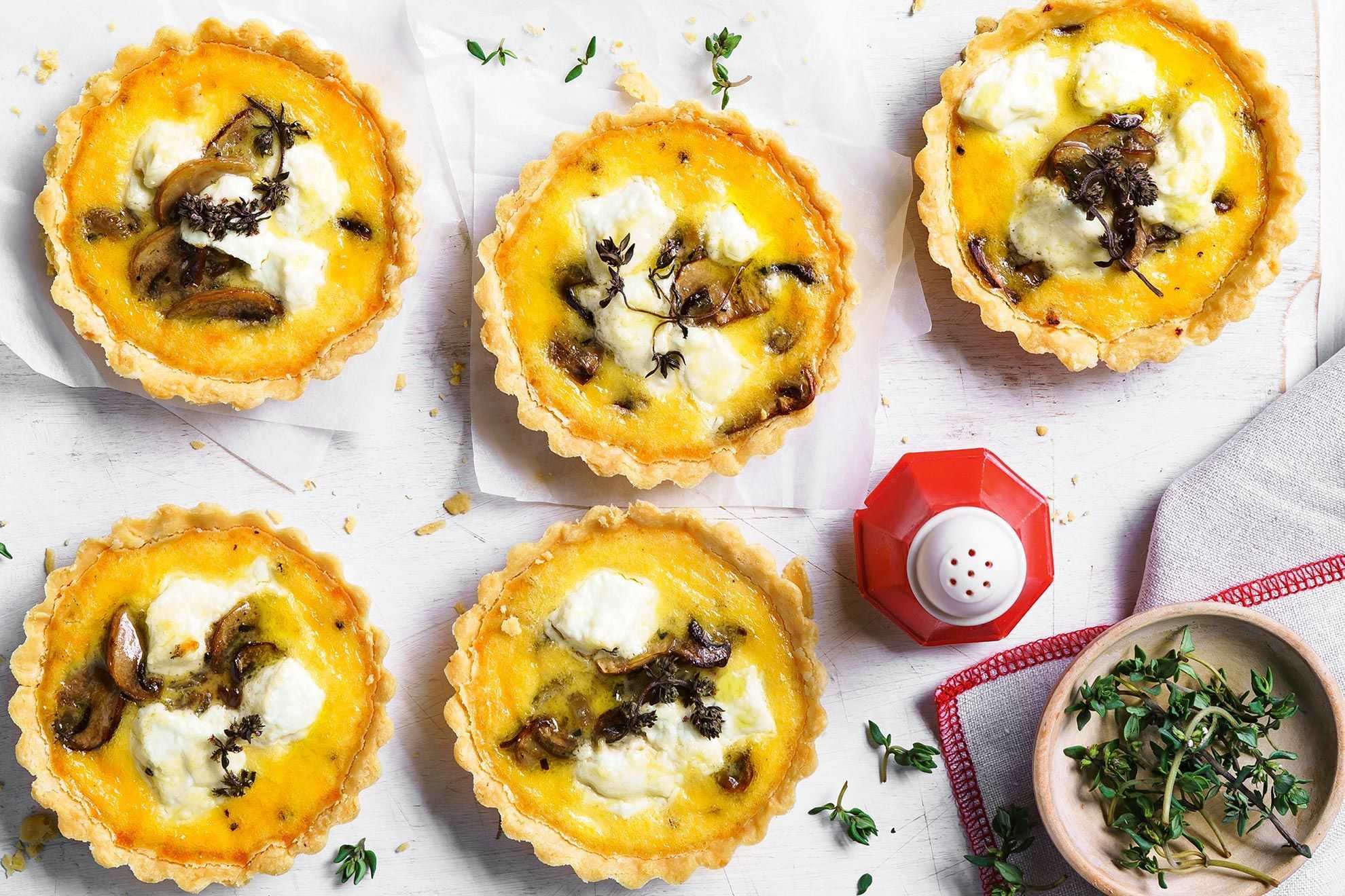 mushroom-goat-cheese-tart-recipe