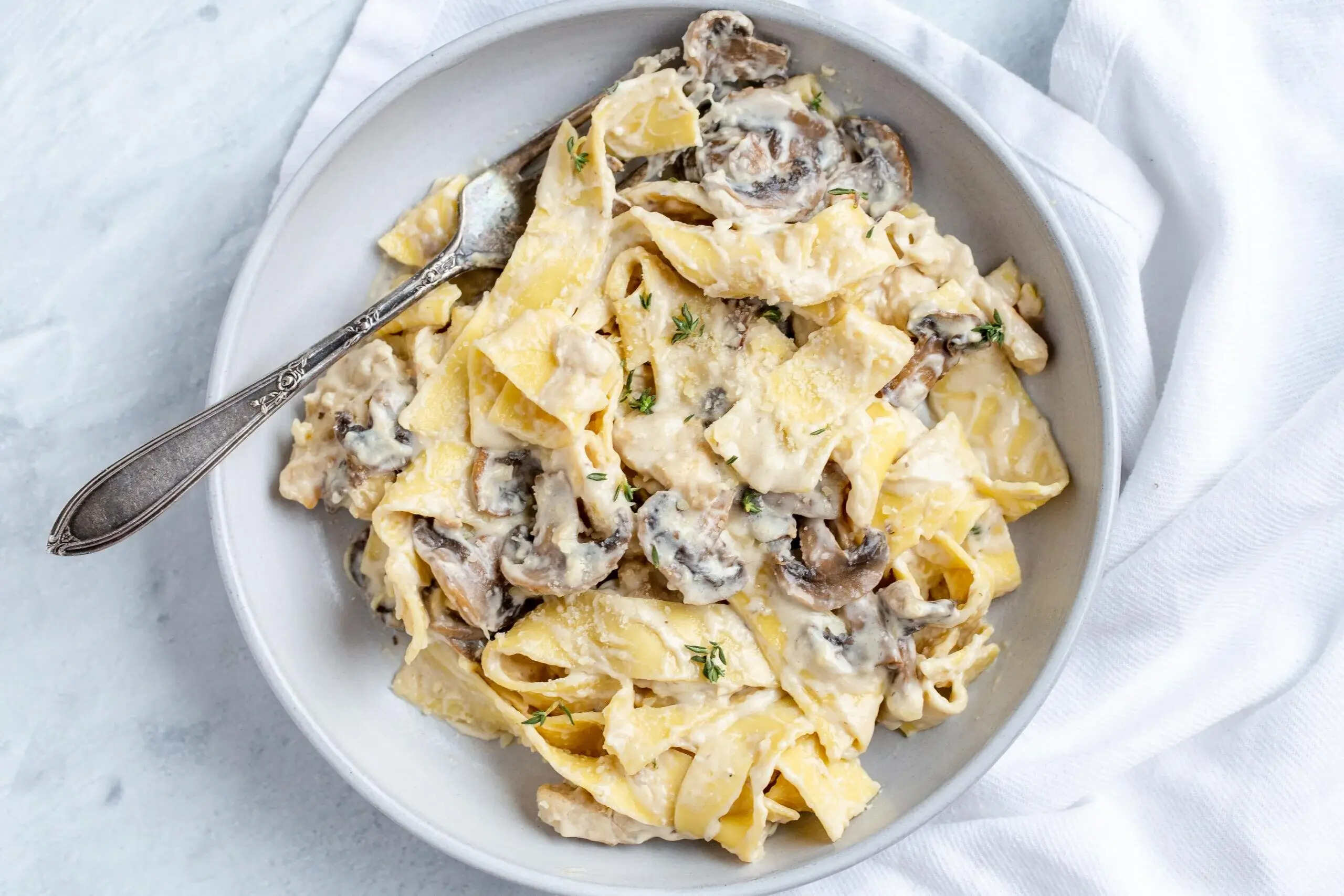 mushroom-spinach-alfredo-recipe