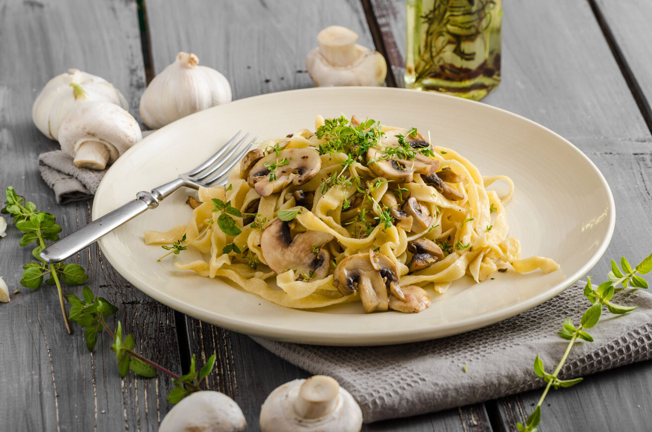 mushroom-truffle-oil-tagliatelle-recipe