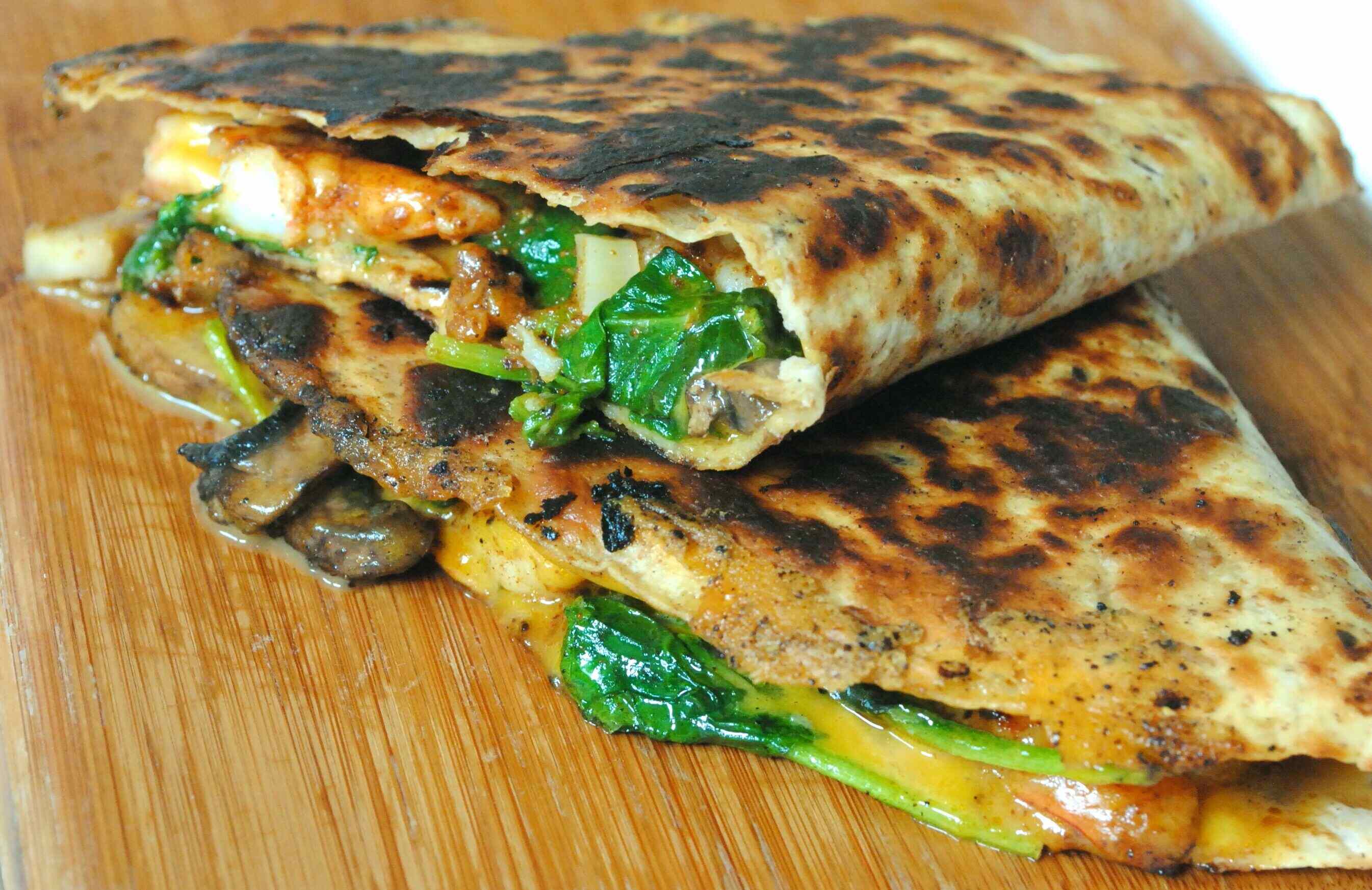 spinach-mushroom-quesadillas-recipe