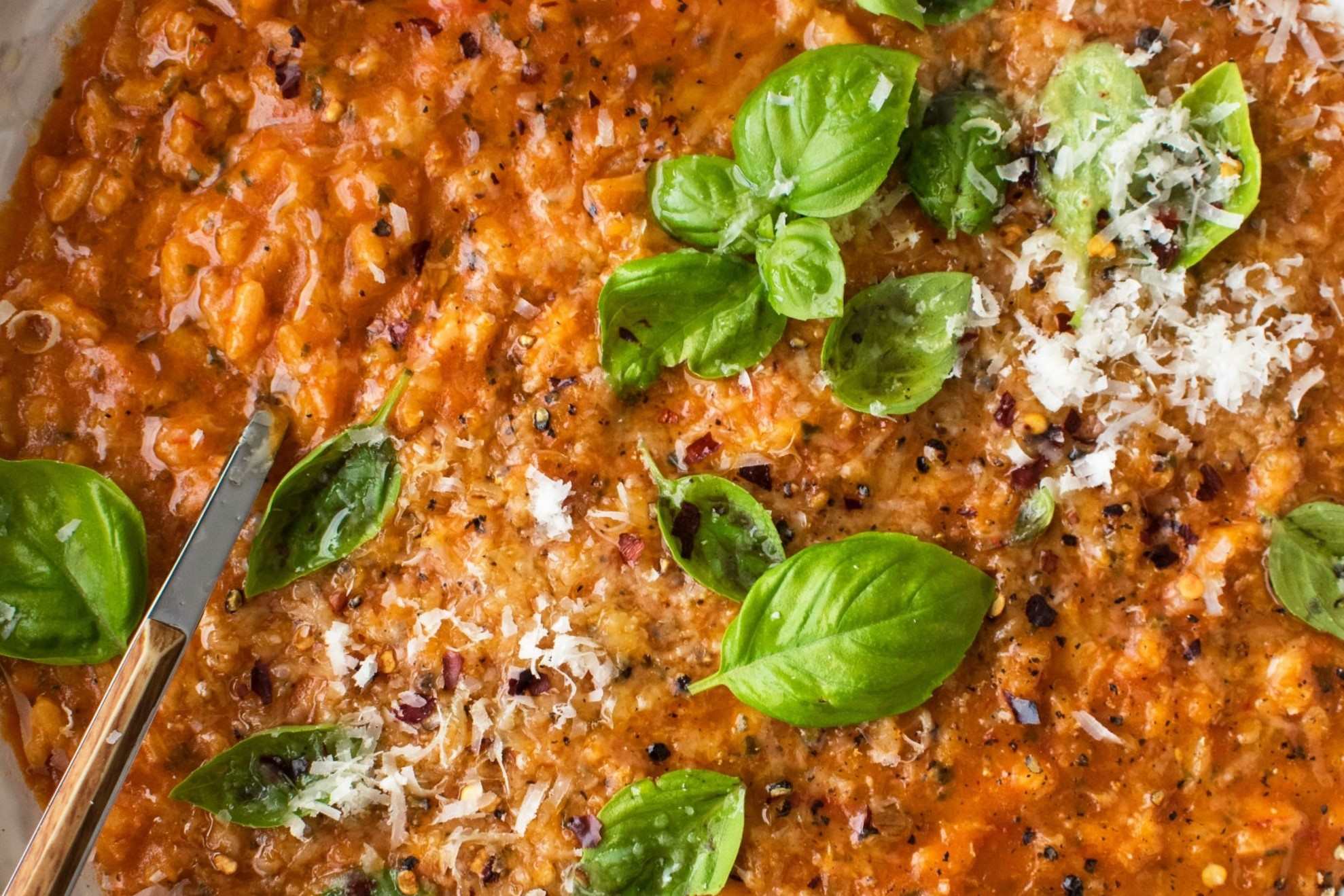 Tomato Basil Risotto Recipe | LynneCurry