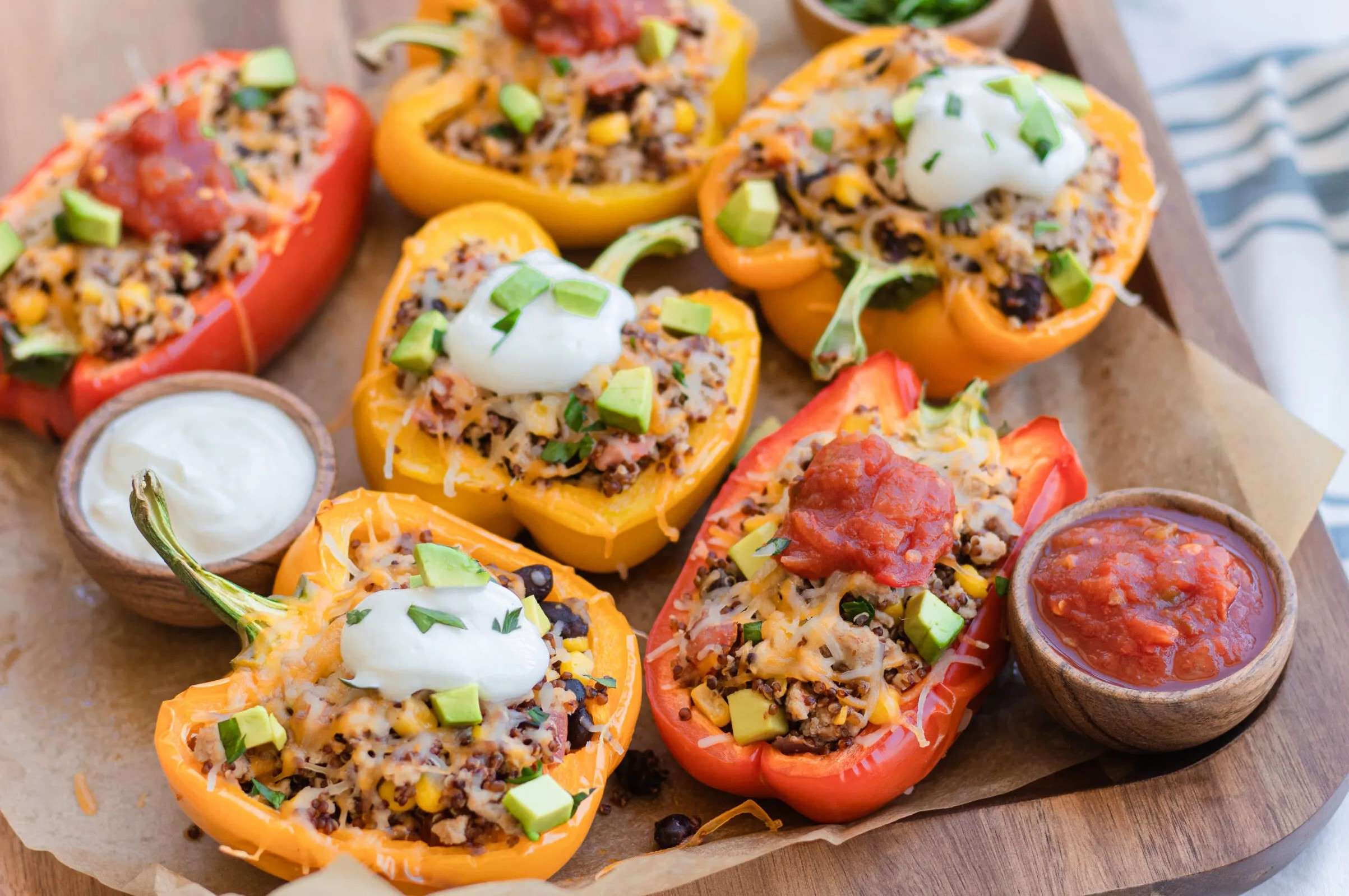 Quinoa Stuffed Bell Peppers Recipe | LynneCurry