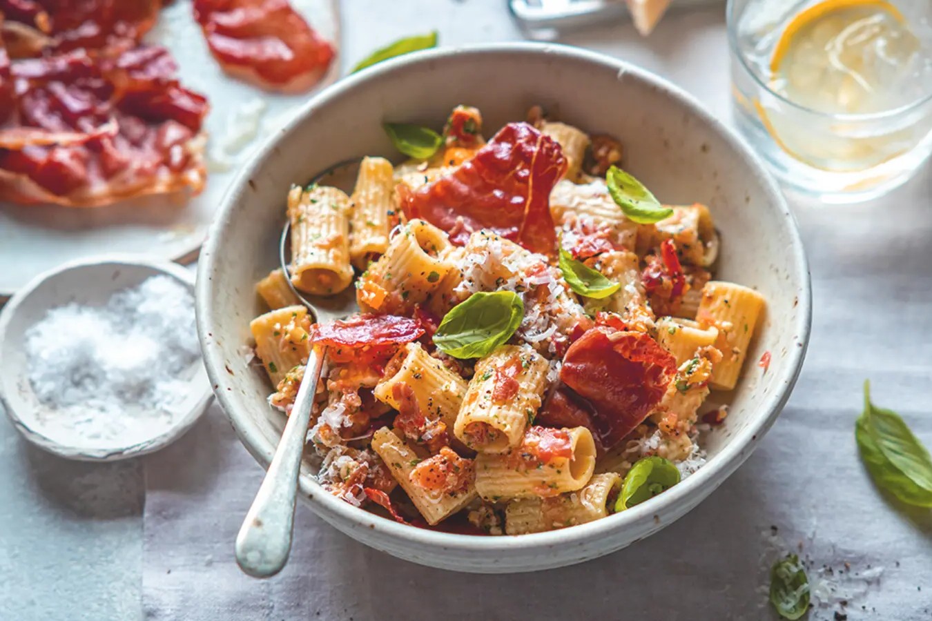 pasta-bake-with-cherry-tomatoes-and-basil-recipe