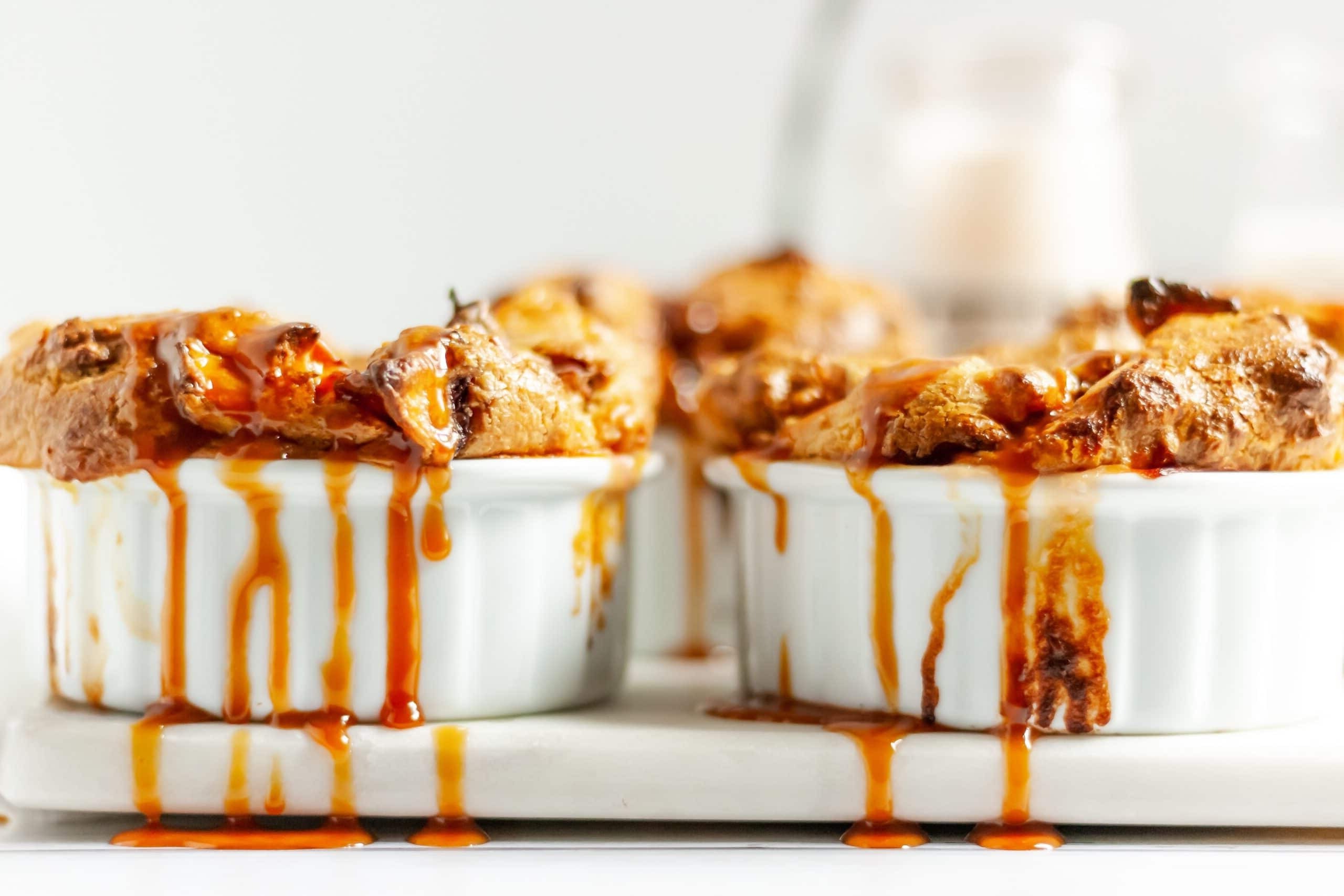 peachy-bread-pudding-with-caramel-sauce-recipe